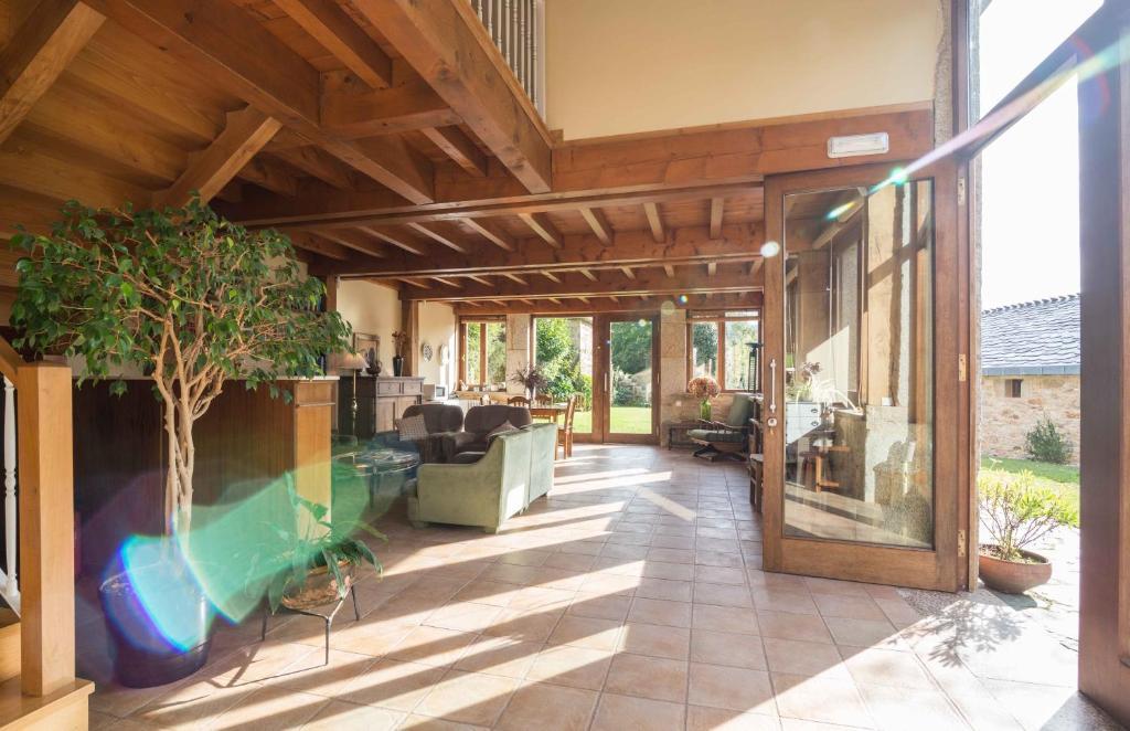 Casa Rural Grana Da Acea Monfero Exteriör bild